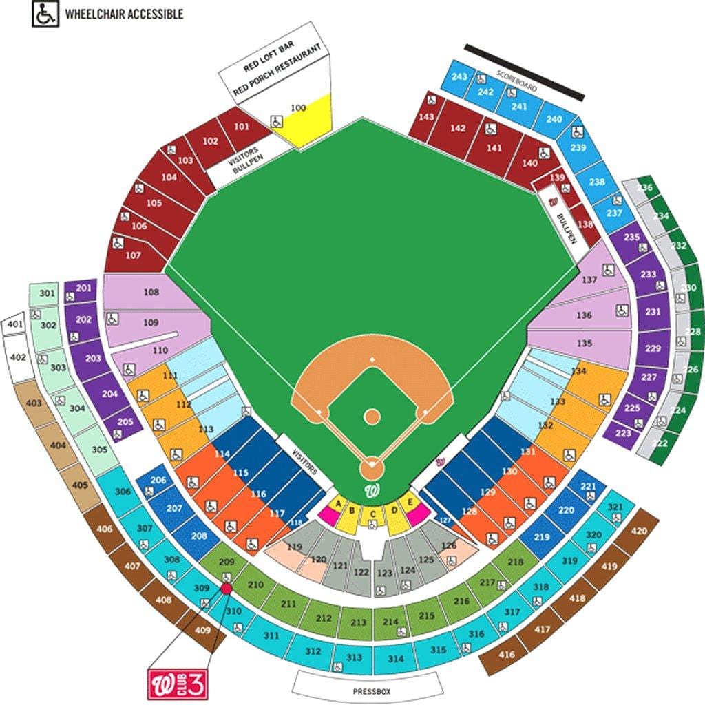 اتباع واشنگتن ballpark نقشه