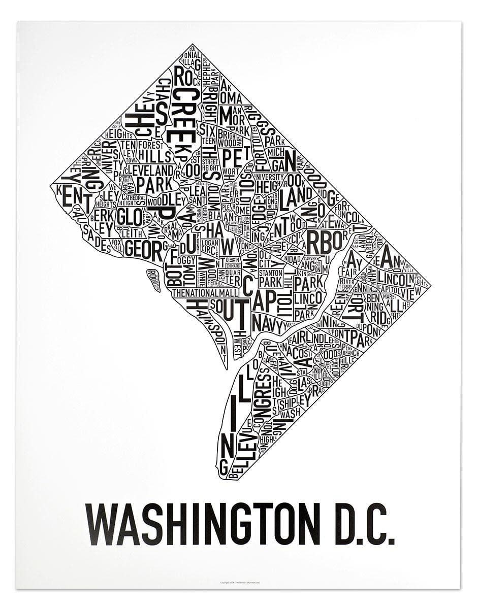 dc محله, نقشه, پوستر