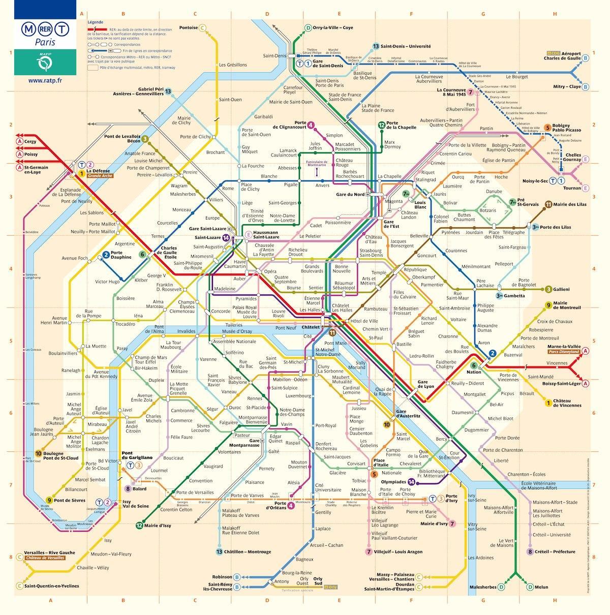 washington dc metro map با خیابان