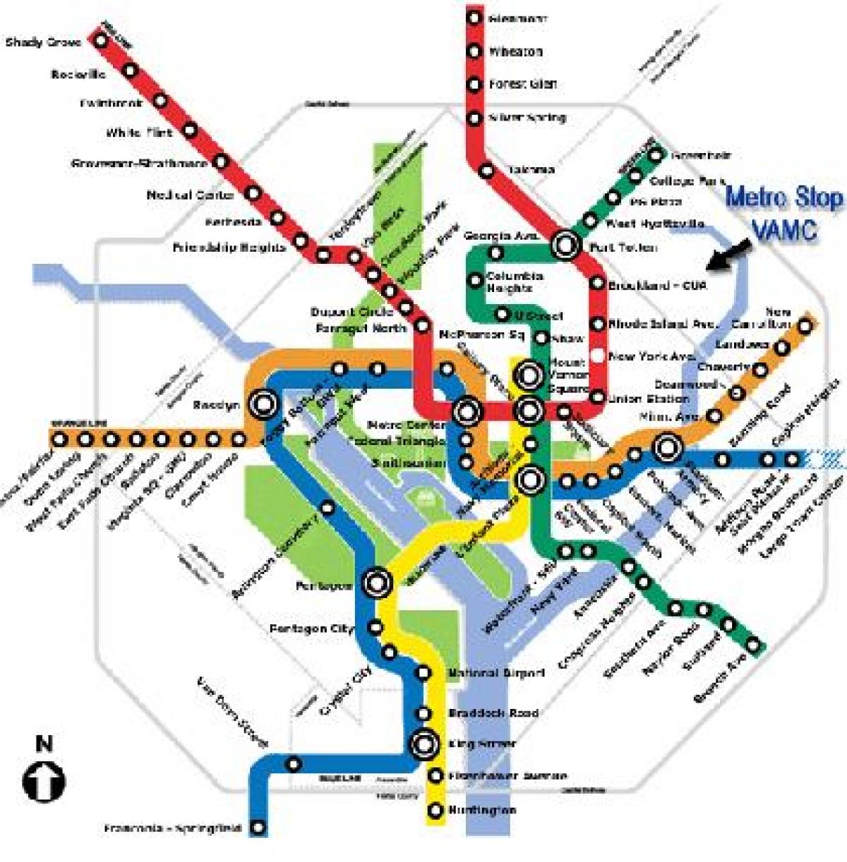 md نقشه مترو