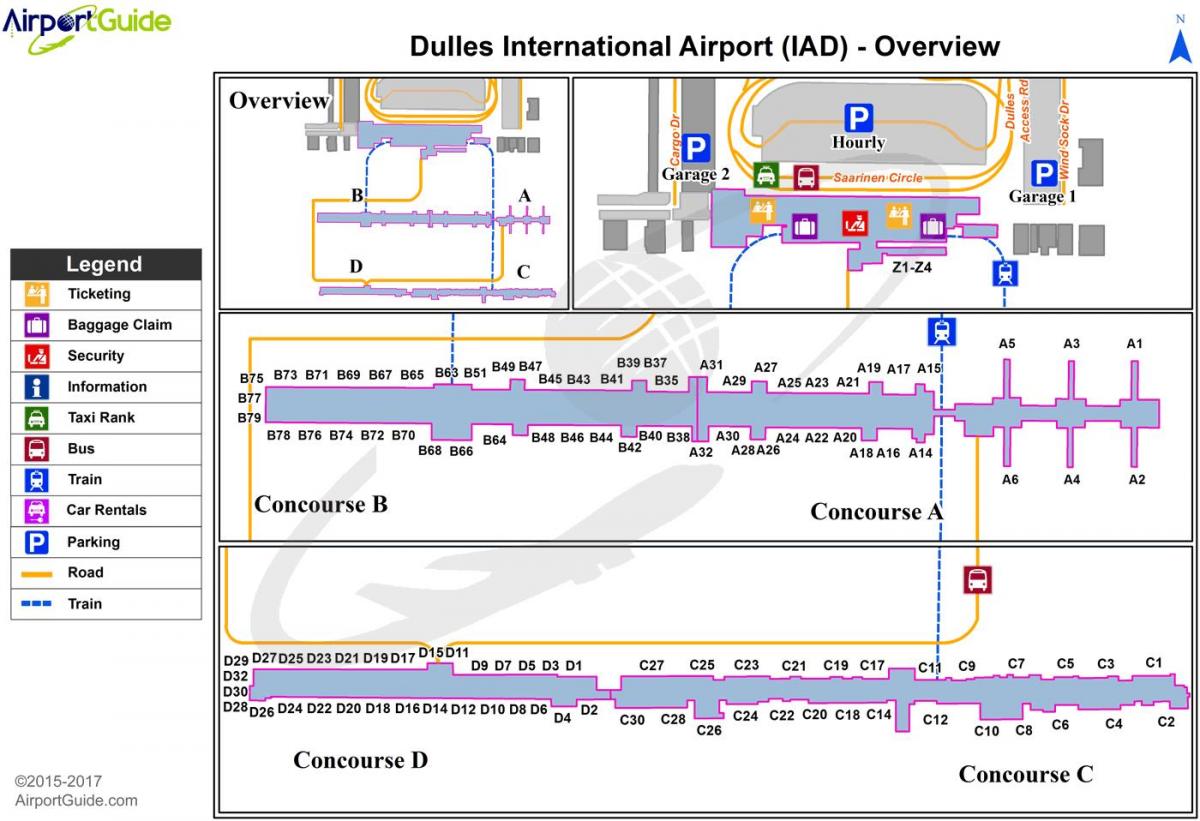 دالس ترمینال فرودگاه نقشه