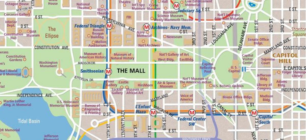 dc ملی mall در نقشه