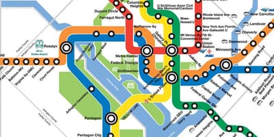 جدید dc metro map