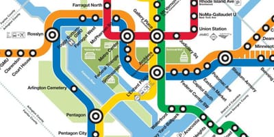 Dc خط زرد نقشه