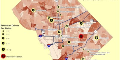 واشنگتن دی سی gis نقشه