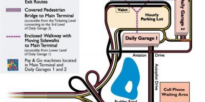 نقشه از iad پارکینگ