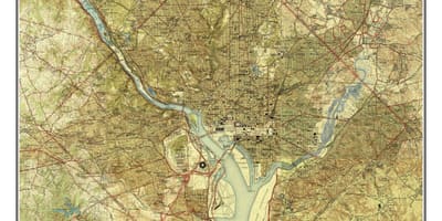 Dc نقشه توپوگرافی