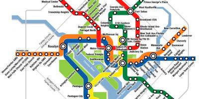 Wa dc metro map
