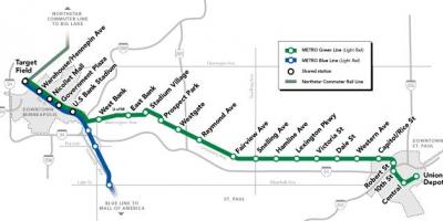 خط سبز dc metro map