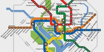 Dc metro map برنامه ریز