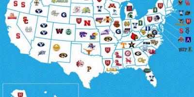 نقشه از کالج ها در dc